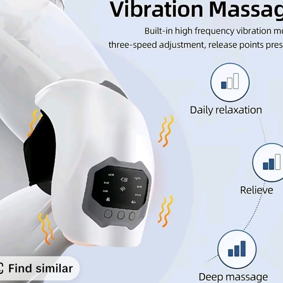 LED Light Therapy KNEEMassager - White - Picture 3 of 7